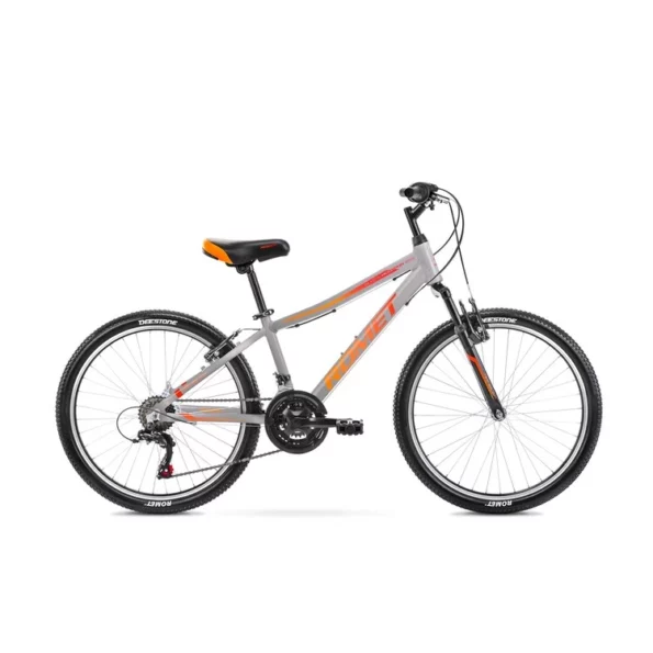 Rower Romet Rambler 24 grafitowo-czerwon