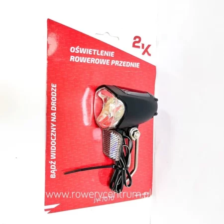 Lampka rowerowa 2K JY-7070 przed